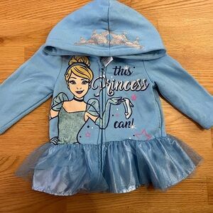 Disney Princess Light Blue Hooded Jacket